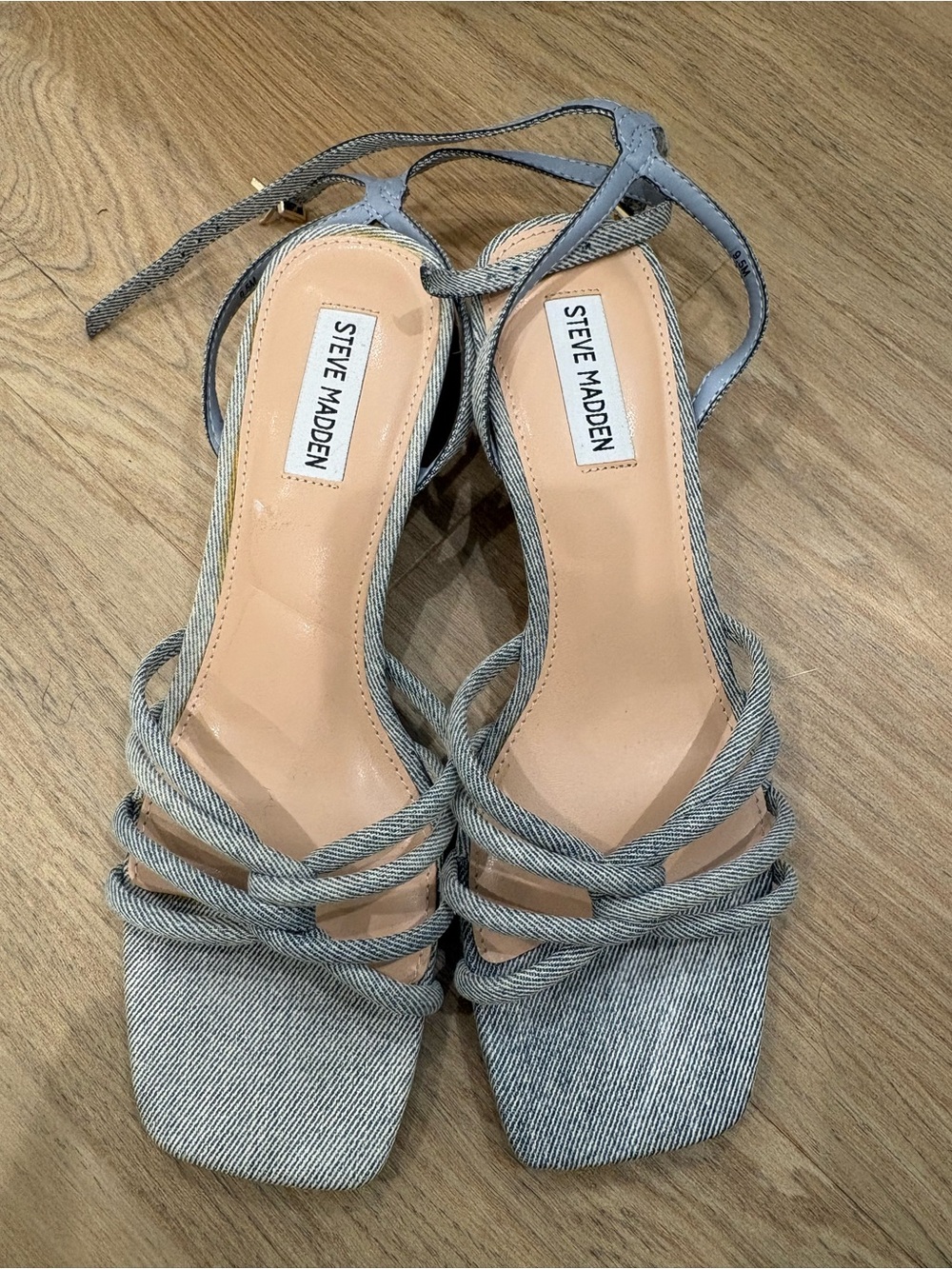 Steve Madden Women's Denim Strappy Sandals
